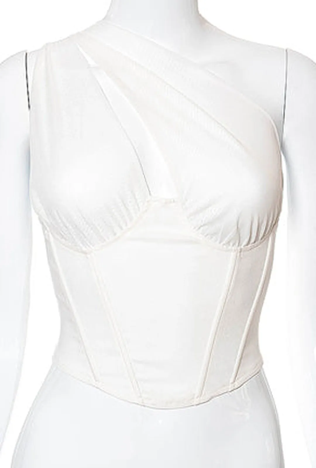 MICAH - ASYM DRAPE CORSET BUSTIER