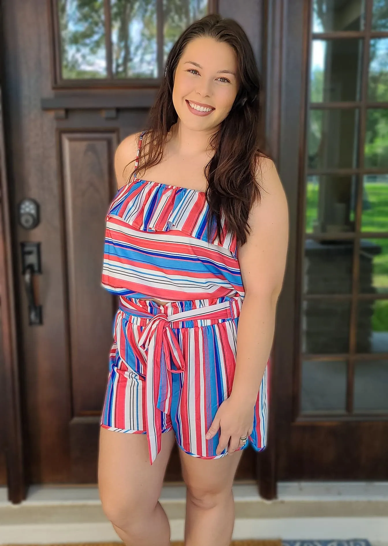 Miss Independent Ruffle Top