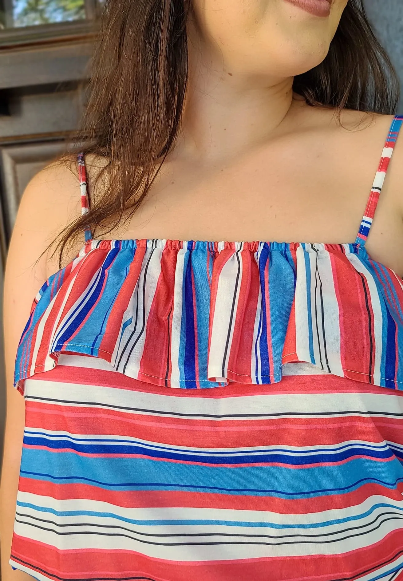 Miss Independent Ruffle Top