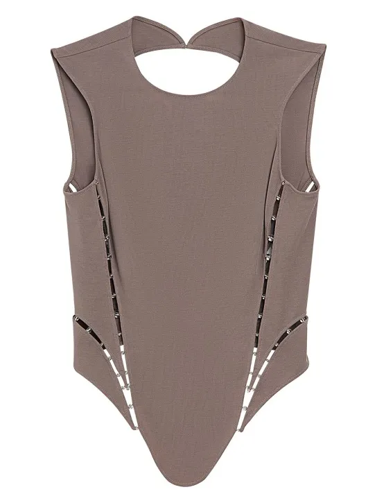 MITHRIDATE   Sleeveless tech corset top 