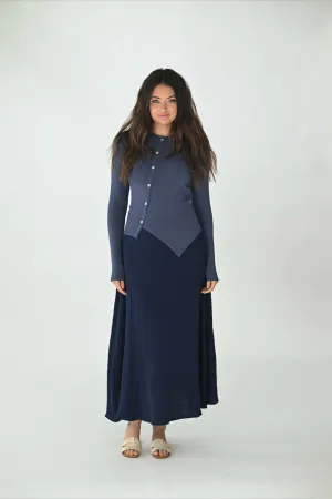 Monn Midnight Diagonal Placket Tee M412M
