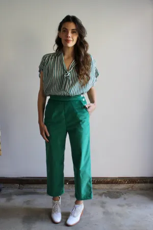 Naomi Pants - Emerald Corduroy