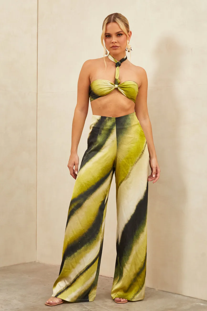 Natura Crop Top Green/Multi