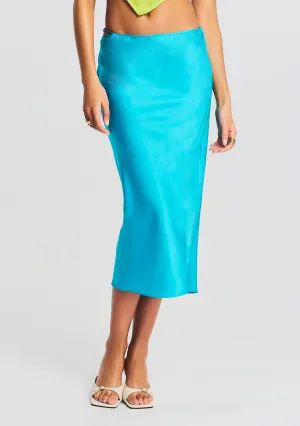 Penina Silk Midi Skirt
