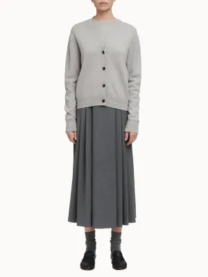 Pleat Front Full Skirt