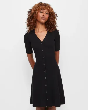 popular  Petites Knit Mini Dress - Dannii Minogue - Black