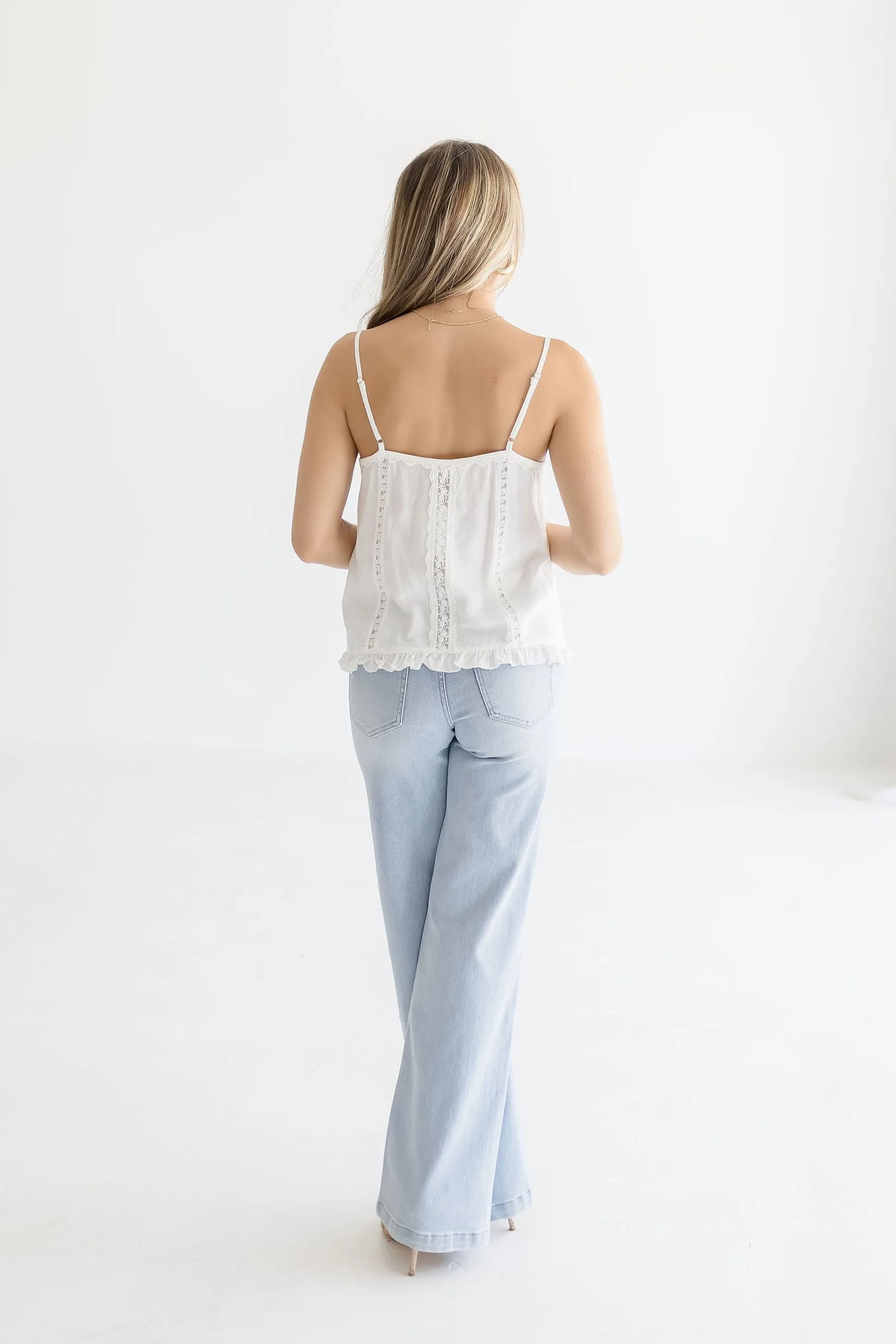 Raquel Sleeveless Top White