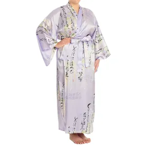 Silk Life Poem Long Lilac Yukata XL