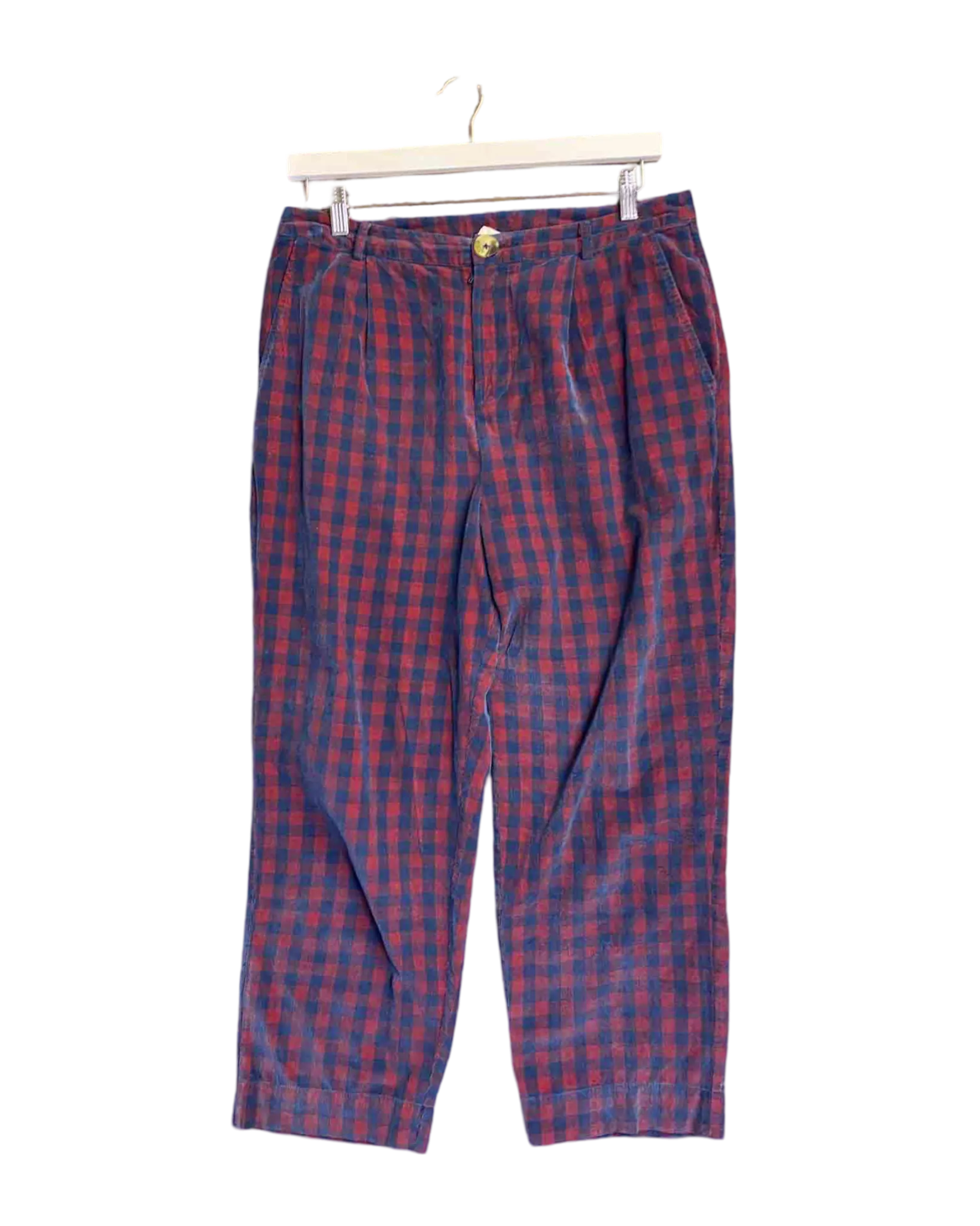 Size L | Nancybird Check Corduory Pants