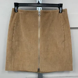 Skirt Midi By Rag & Bones Jeans In Tan, Size: 0