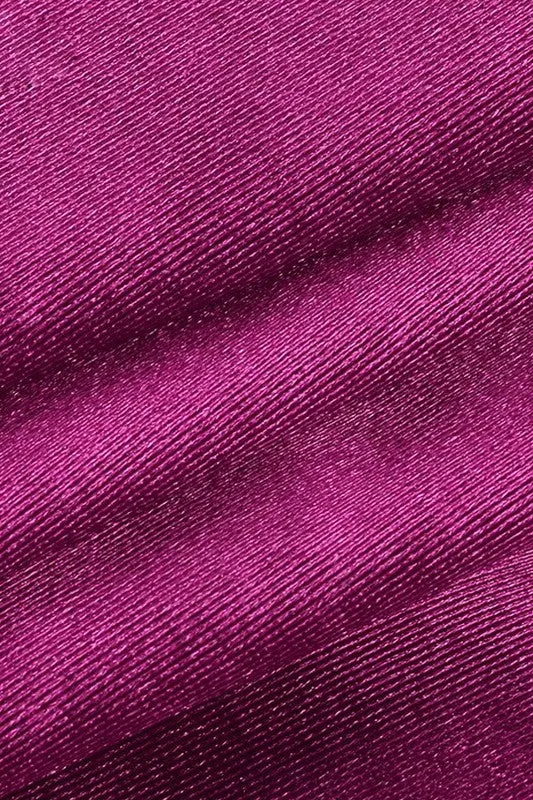 Starfire Satin Magenta Corset Crop Top