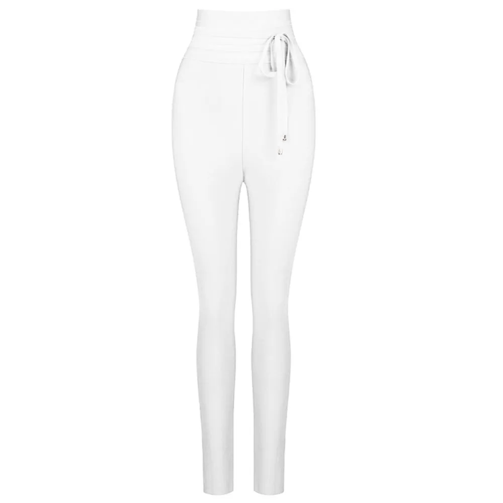 Tasha Elastic High Waist Leggings