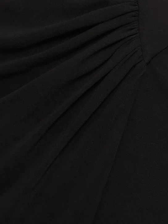 The Andamane   Phoebe stretch silk midi wrap skirt 