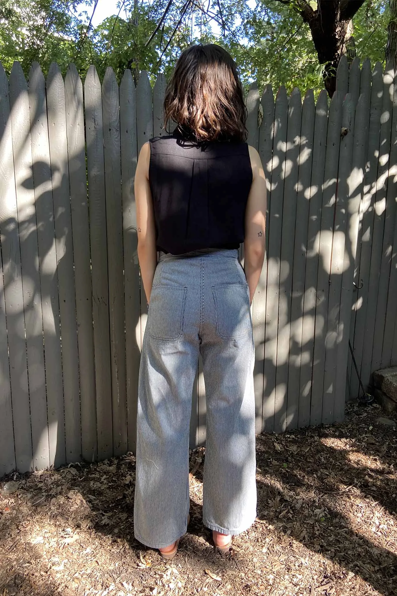 UQNATU Mini Railroad Sailor Pant