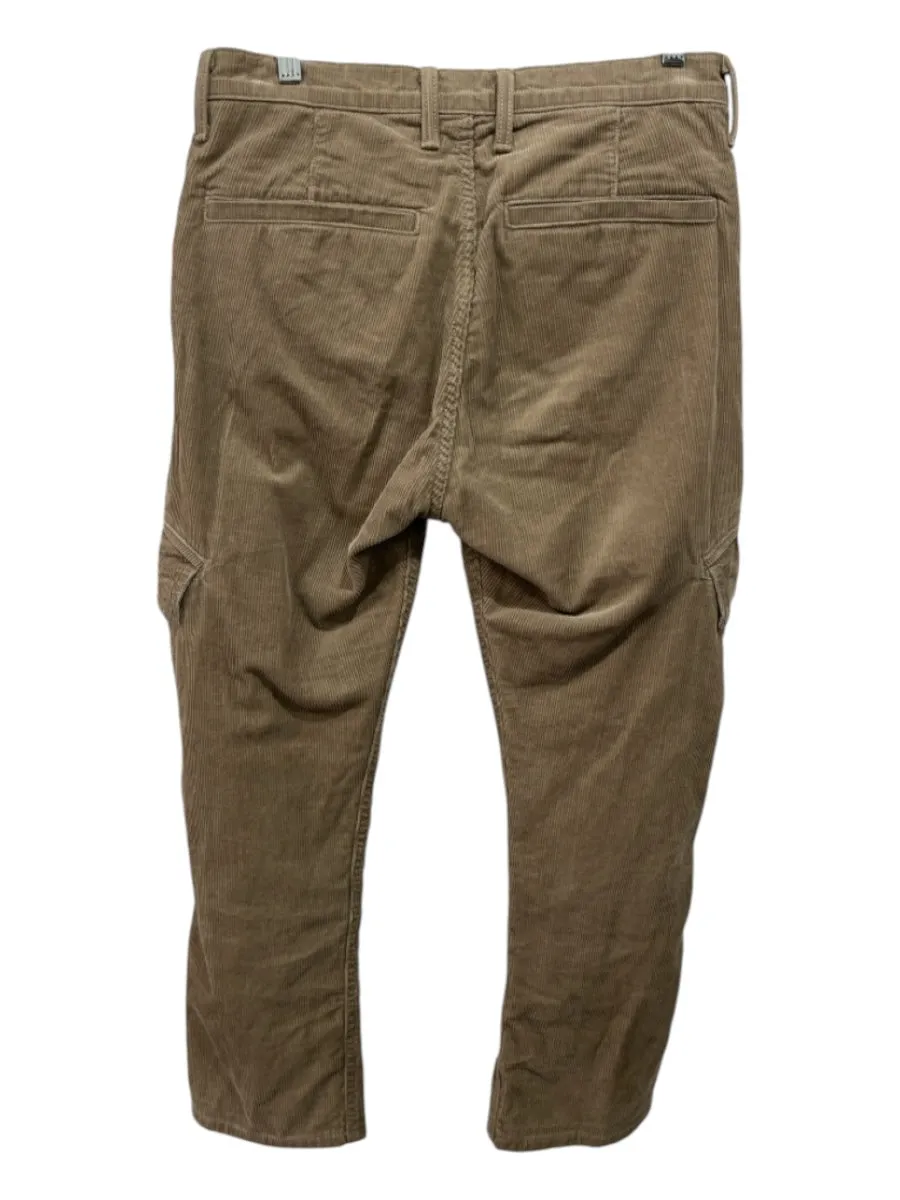 Vince Size 4 Tan Brown Cotton Corduroy Mid Rise Button Fly Pockets Pants