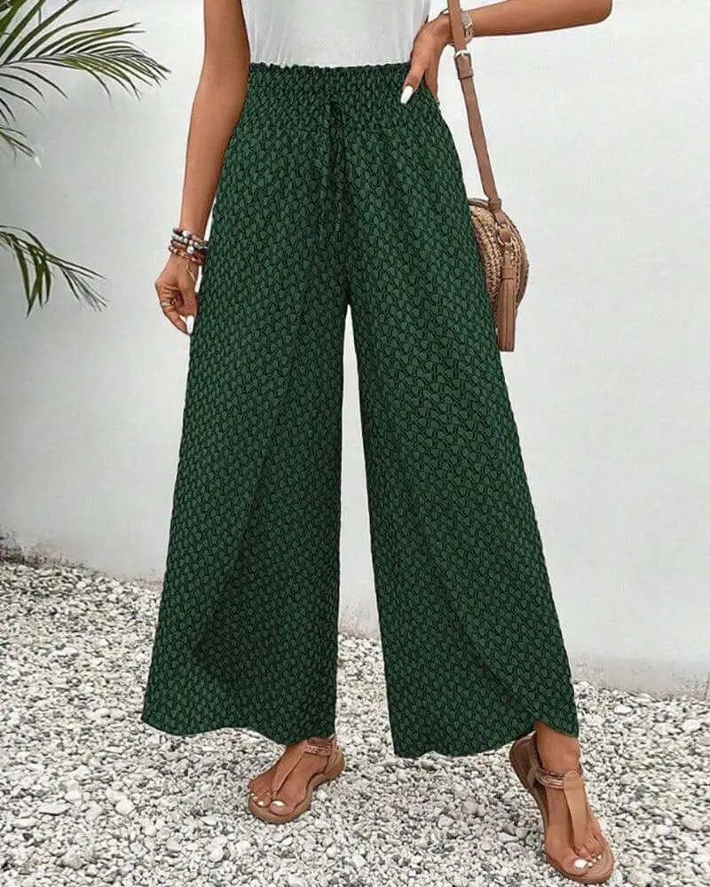 Women's High Waist Wide Leg Palazzo Pants