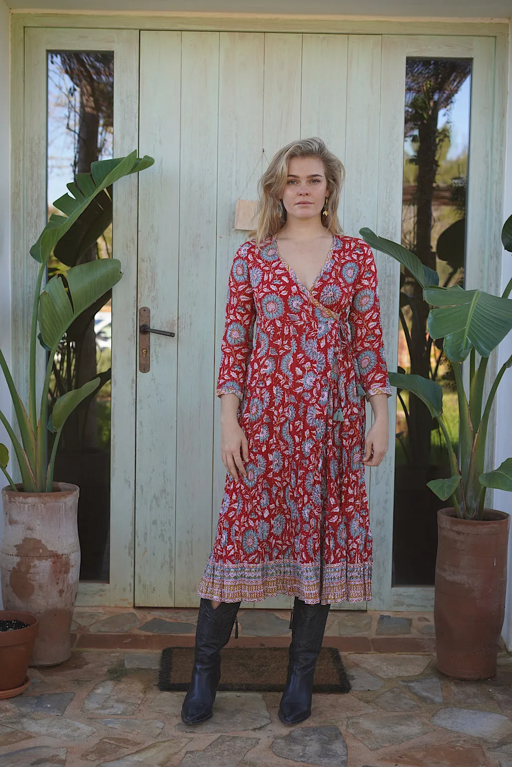 Wrap heritage  dress